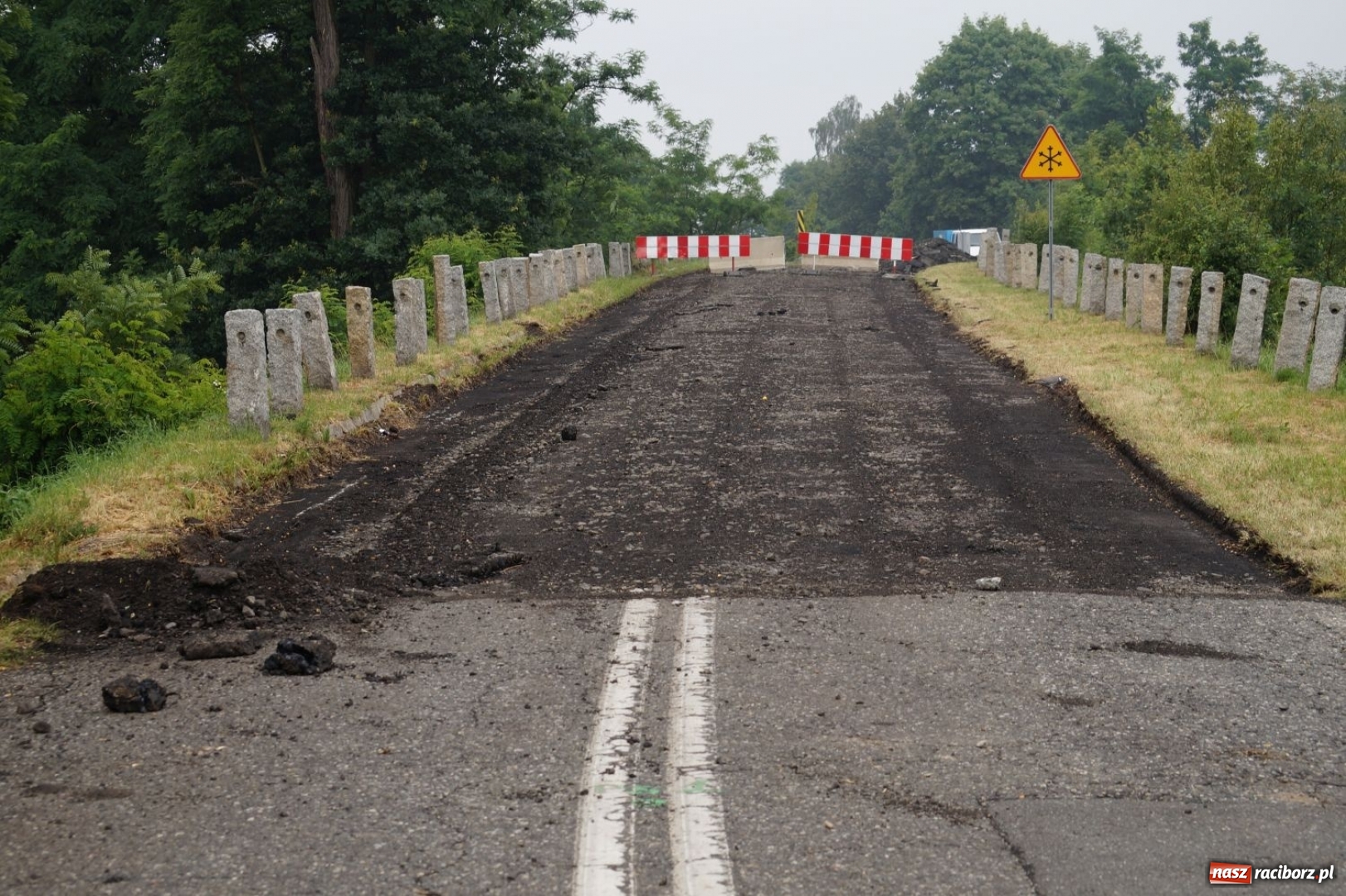 Zdjęcie w galerii na portalu naszraciborz.pl: Remontowany wiadukt w Nędzy już bez przęsła  wiadomości z regionu