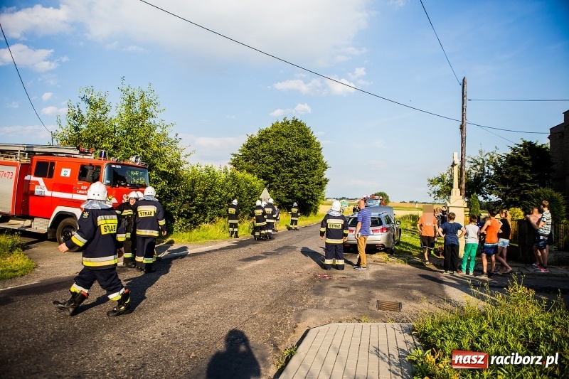 Zdjęcie w galerii na portalu naszraciborz.pl: Zderzenie mercedesa i hondy w Cyprzanowie  wiadomości z regionu