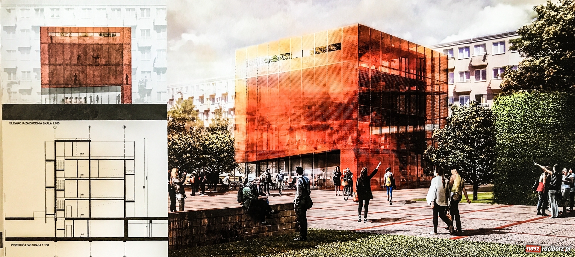 Zdjęcie w galerii na portalu naszraciborz.pl: Jak wam się podoba ten obiekt? Prezydent chciałby go zbudować na placu Długosza  wiadomości z regionu