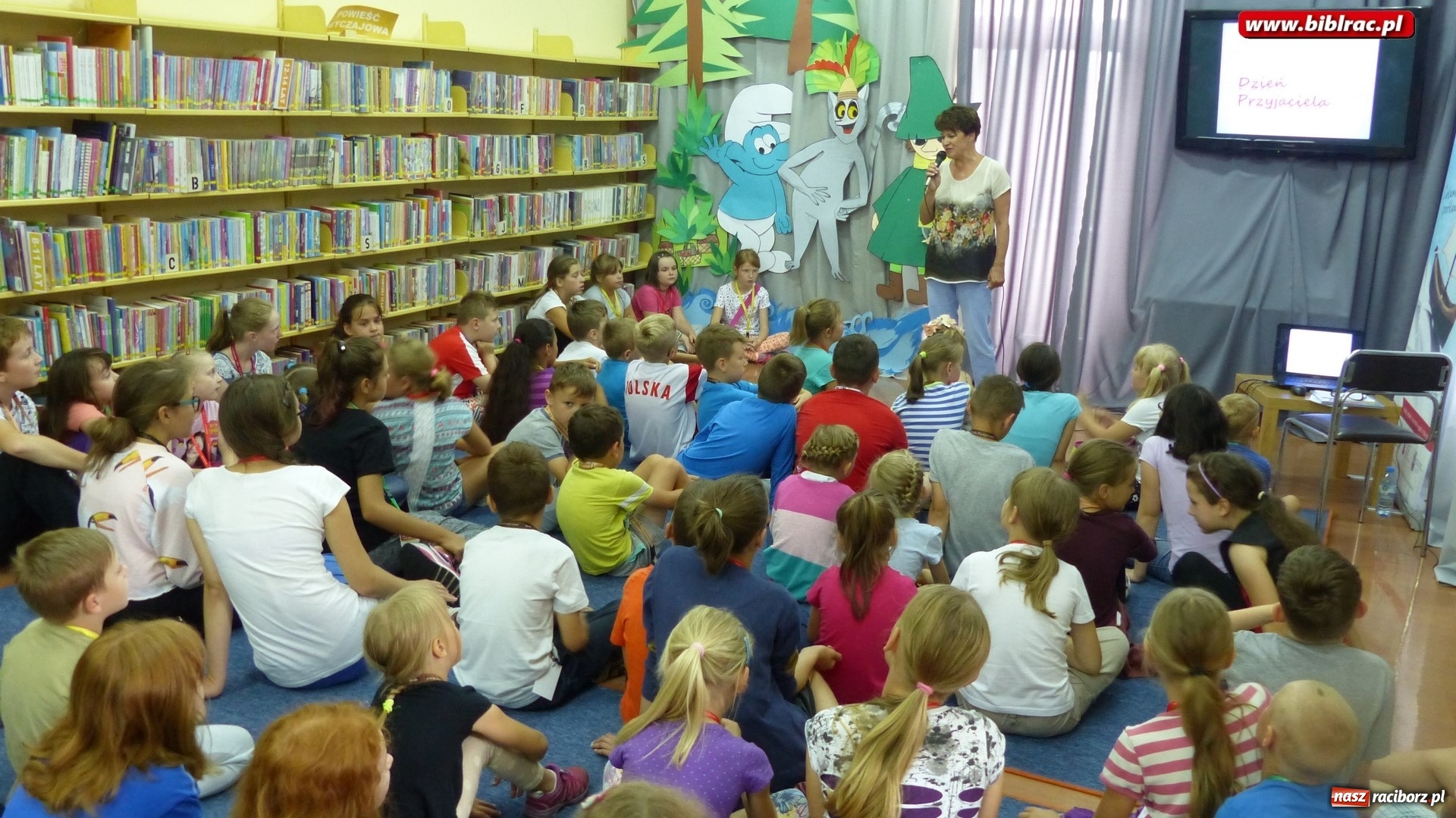 Zdjęcie w galerii na portalu naszraciborz.pl: Lato z biblioteką - w książnicy obchodzono Dzień Przyjaciela wiadomości z regionu