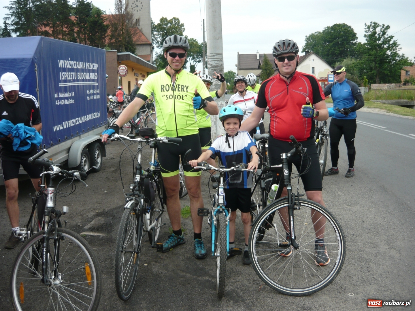 Zdjęcie w galerii na portalu naszraciborz.pl: Rowerzyści z Cyprzanowa wzięli udział w pielgrzymce na Jasną Górę wiadomości z regionu
