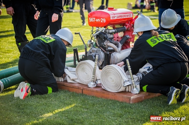 Zdjęcie w galerii na portalu naszraciborz.pl: Samborowice i Rudyszwałd z pucharem 110-lecia OSP Borucin wiadomości z regionu