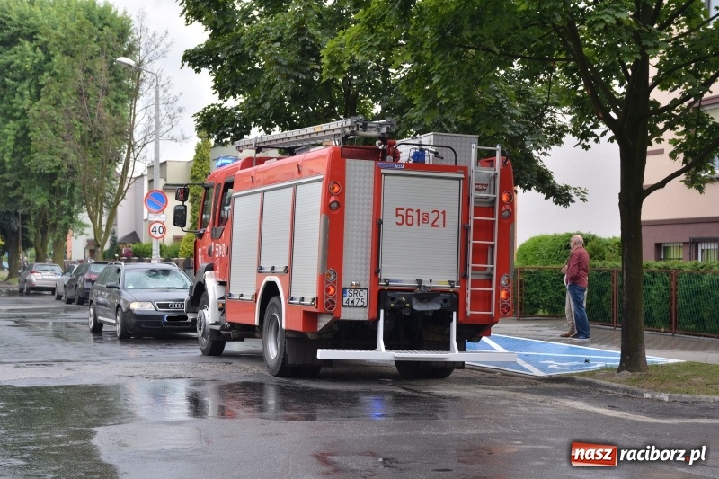 Zdjęcie w galerii na portalu naszraciborz.pl: Potrącenie rowerzysty na skrzyżowaniu Skłodowskiej i Willowej wiadomości z regionu