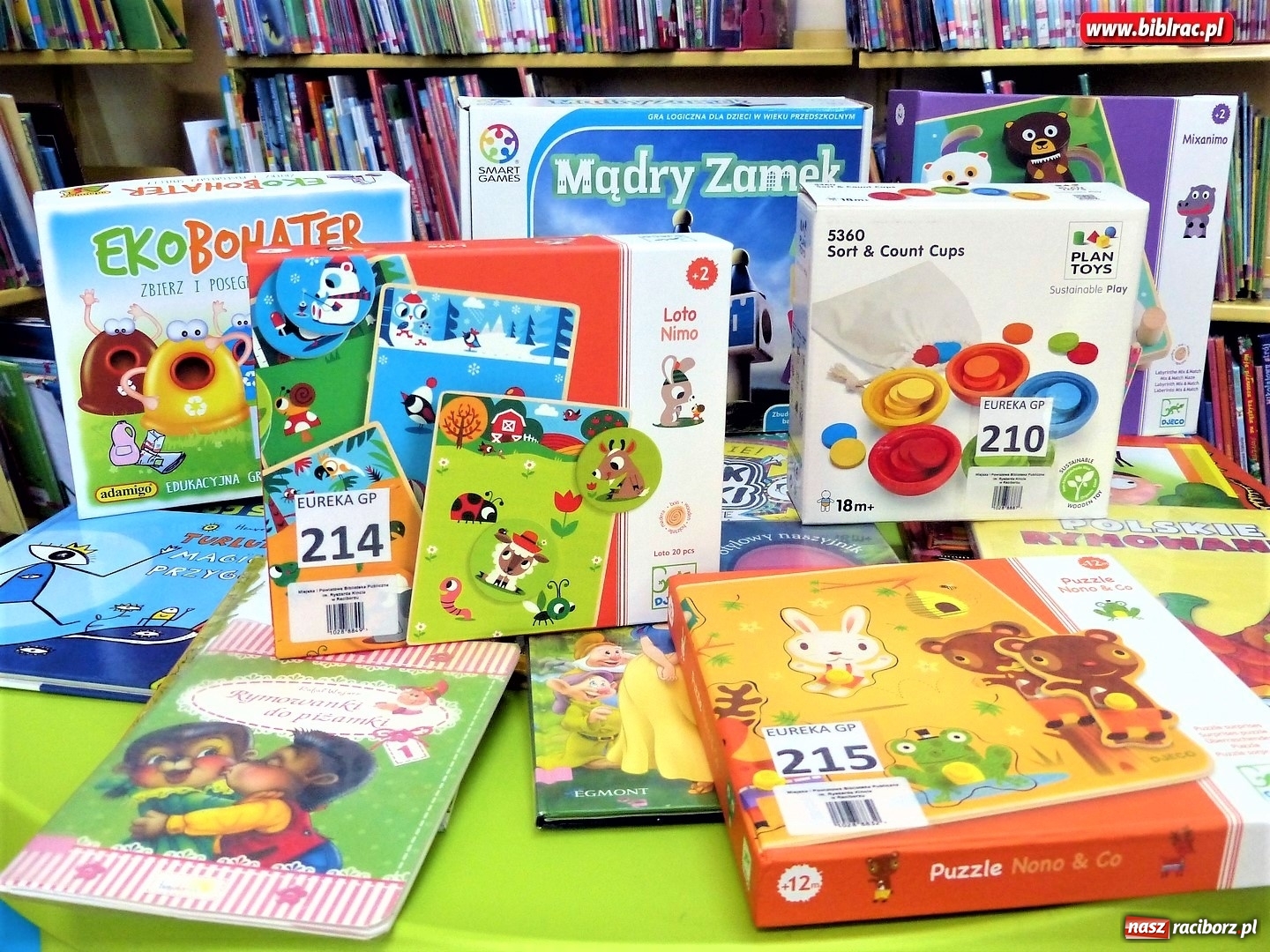 Zdjęcie w galerii na portalu naszraciborz.pl: Biblioteka poleca... planszówki  wiadomości z regionu