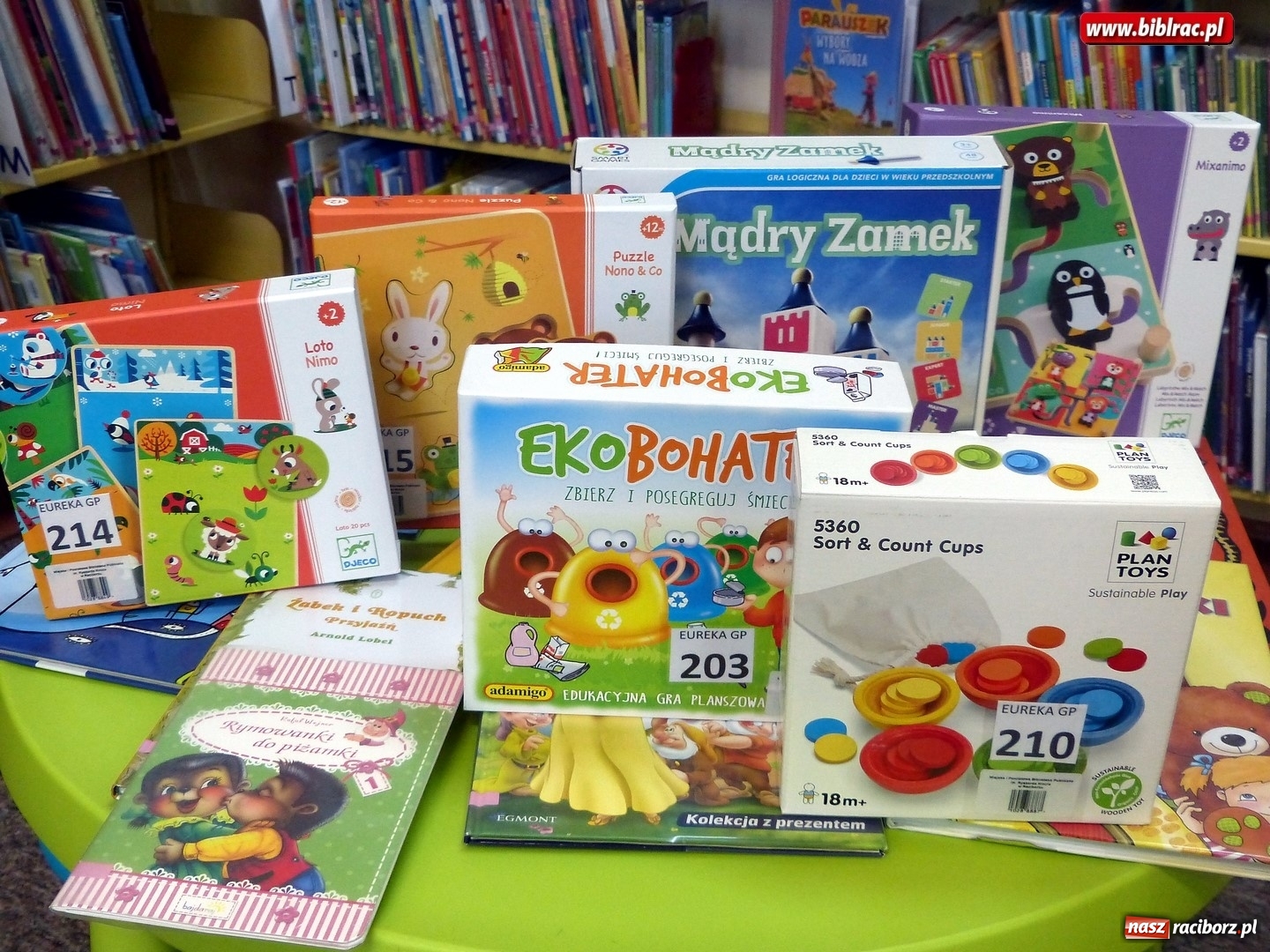 Zdjęcie w galerii na portalu naszraciborz.pl: Biblioteka poleca... planszówki  wiadomości z regionu