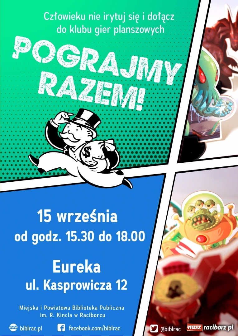 Zdjęcie w galerii na portalu naszraciborz.pl: Biblioteka poleca... planszówki  wiadomości z regionu