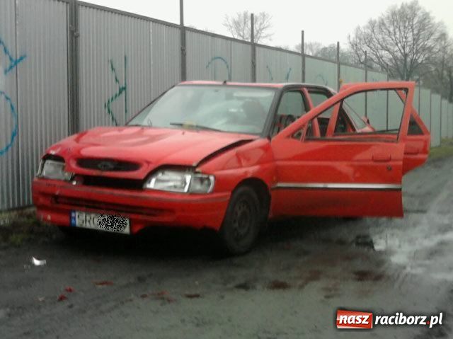 Zdjęcie w galerii na portalu naszraciborz.pl: Strażacy wyciągali forda ze stawu wiadomości z regionu