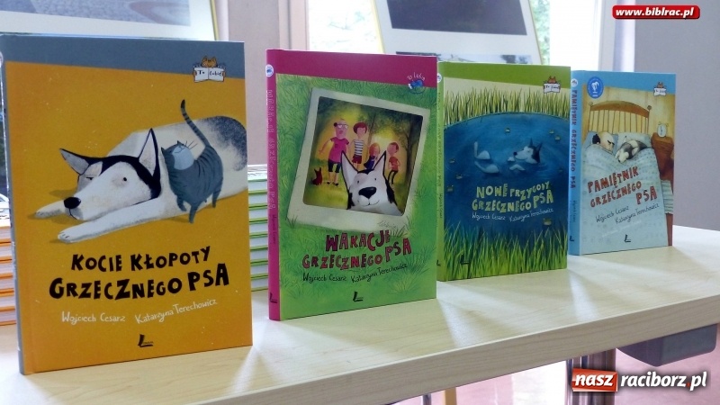 Zdjęcie w galerii na portalu naszraciborz.pl: Pamiętnik grzecznego psa w raciborskiej bibliotece wiadomości z regionu