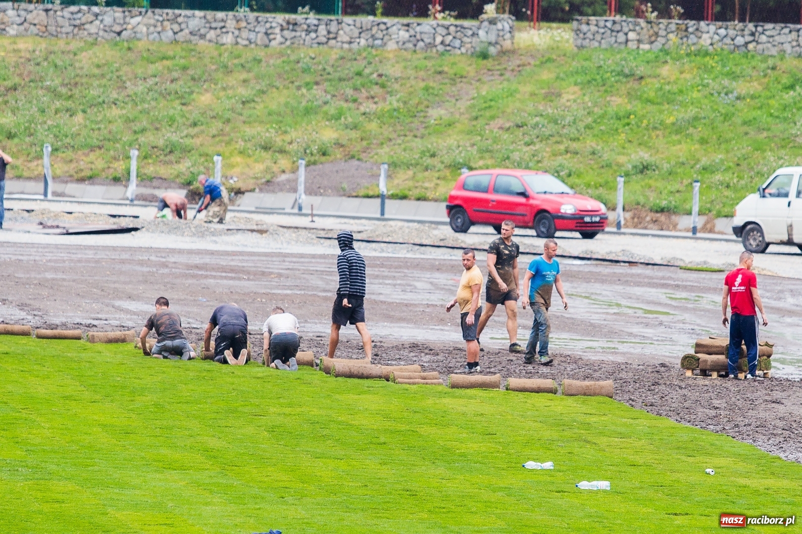 Zdjęcie w galerii na portalu naszraciborz.pl: Murawa raciborskiego stadionu już się zieleni  wiadomości z regionu