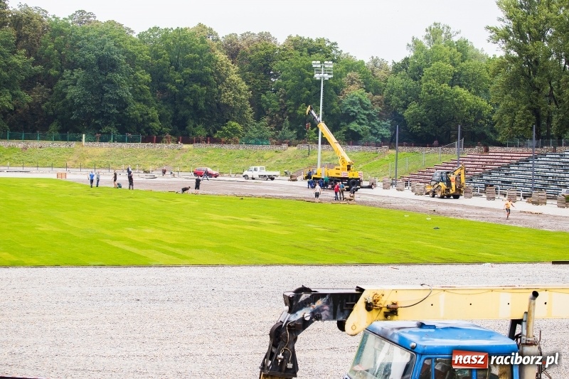 Zdjęcie w galerii na portalu naszraciborz.pl: Murawa raciborskiego stadionu już się zieleni  wiadomości z regionu