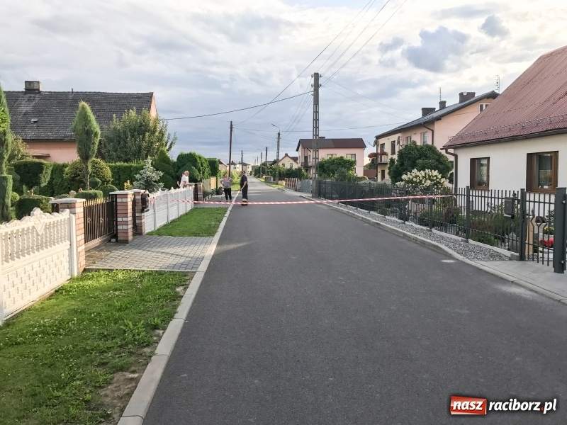 Zdjęcie w galerii na portalu naszraciborz.pl: Ewakuacja w Krzyżanowicach. Przy Moniuszki znaleziono bombę lotniczą z II wojny światowej  wiadomości z regionu