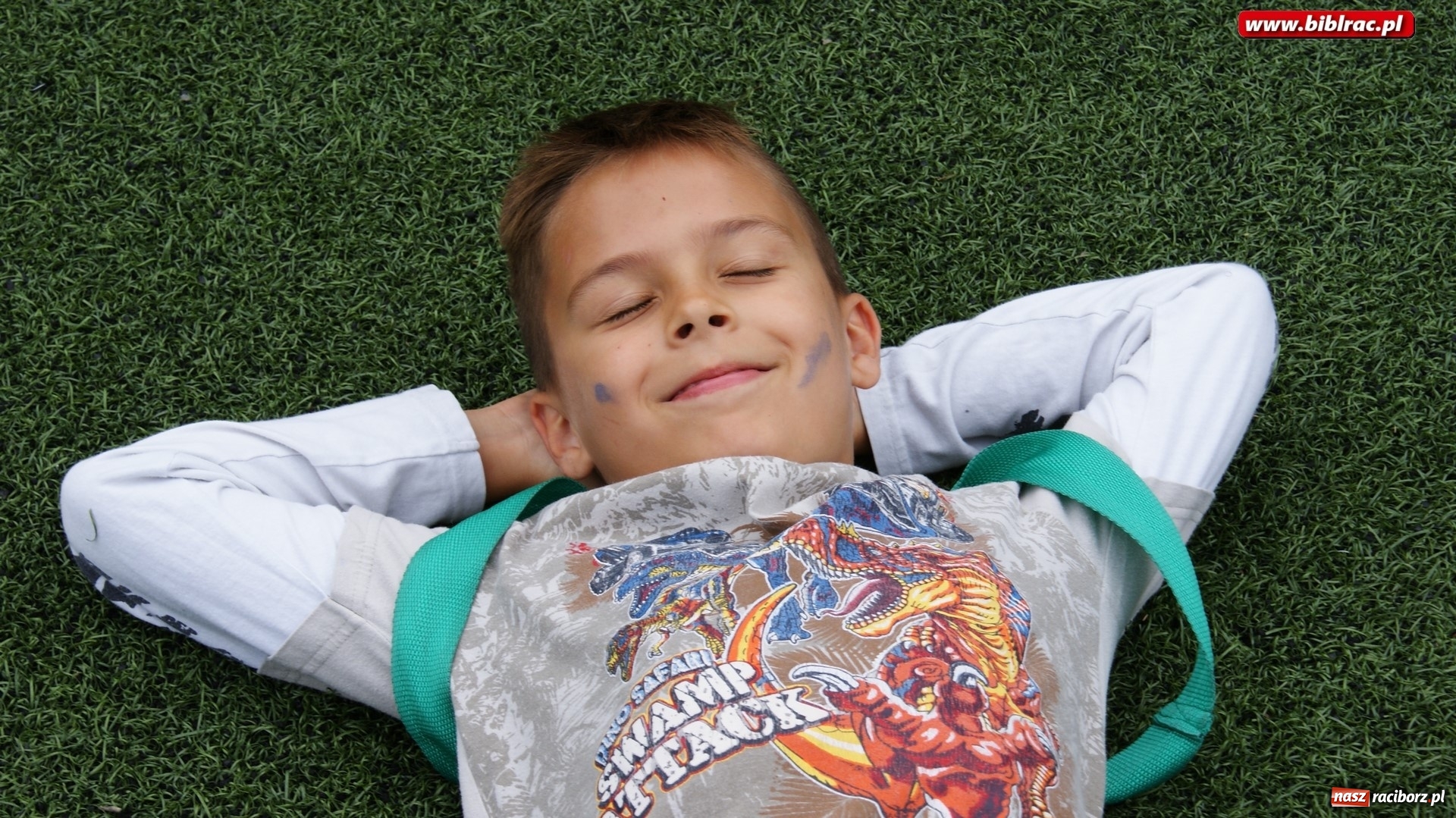 Zdjęcie w galerii na portalu naszraciborz.pl: Smerfy odwiedziły raciborską bibliotekę. Gargamela i Klakiera nie zaproszono wiadomości z regionu