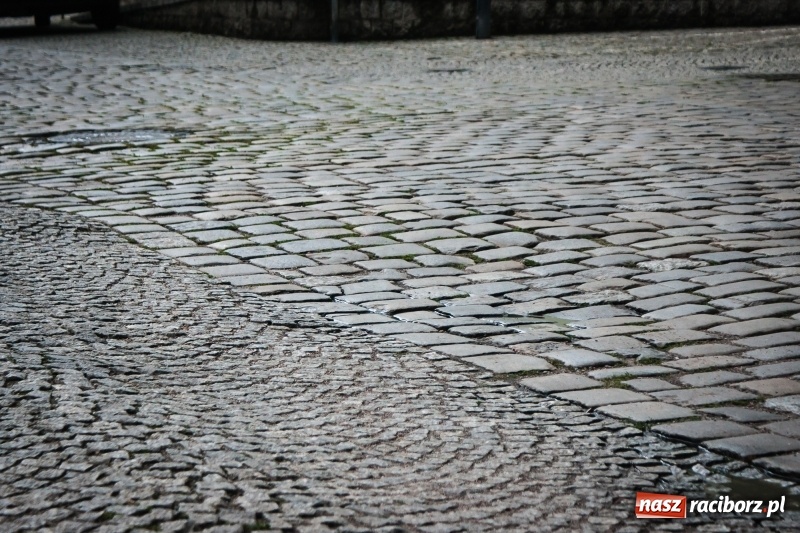 Zdjęcie w galerii na portalu naszraciborz.pl: Na Długiej odsłonięto piękny przedwojenny bruk, który zostanie zastąpiony nowym wiadomości z regionu