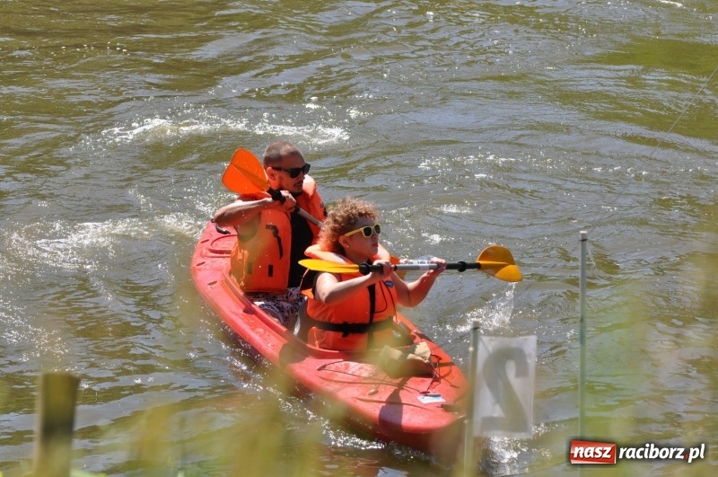 Zdjęcie w galerii na portalu naszraciborz.pl: Slalomem kajakarskim po Odrze w Raciborzu FOTO i WIDEO wiadomości z regionu