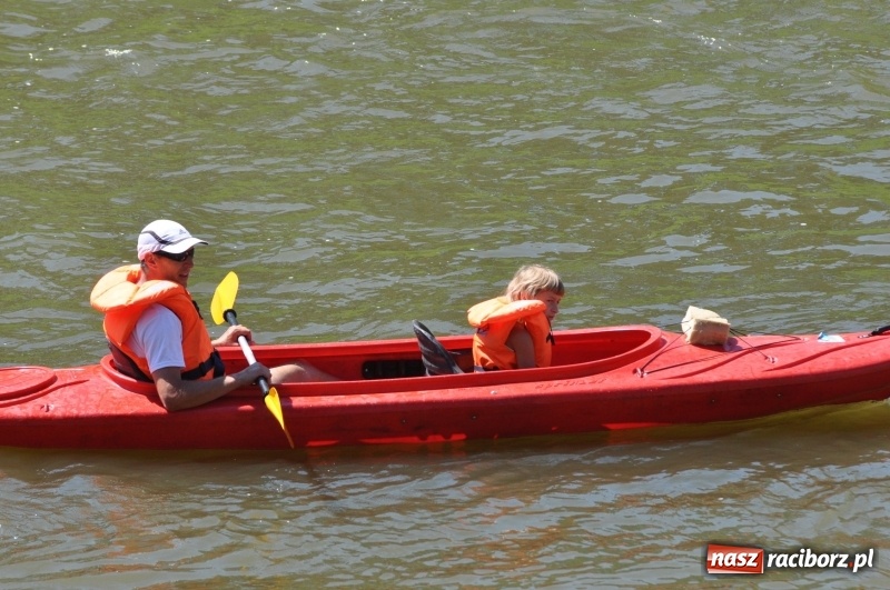 Zdjęcie w galerii na portalu naszraciborz.pl: Slalomem kajakarskim po Odrze w Raciborzu FOTO i WIDEO wiadomości z regionu