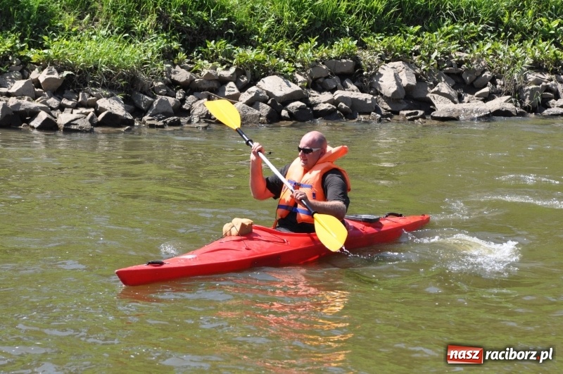 Zdjęcie w galerii na portalu naszraciborz.pl: Slalomem kajakarskim po Odrze w Raciborzu FOTO i WIDEO wiadomości z regionu