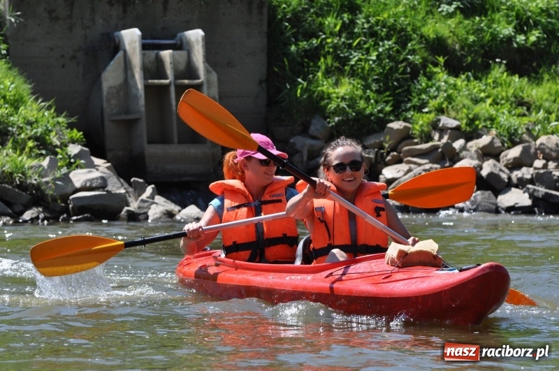 Zdjęcie w galerii na portalu naszraciborz.pl: Slalomem kajakarskim po Odrze w Raciborzu FOTO i WIDEO wiadomości z regionu