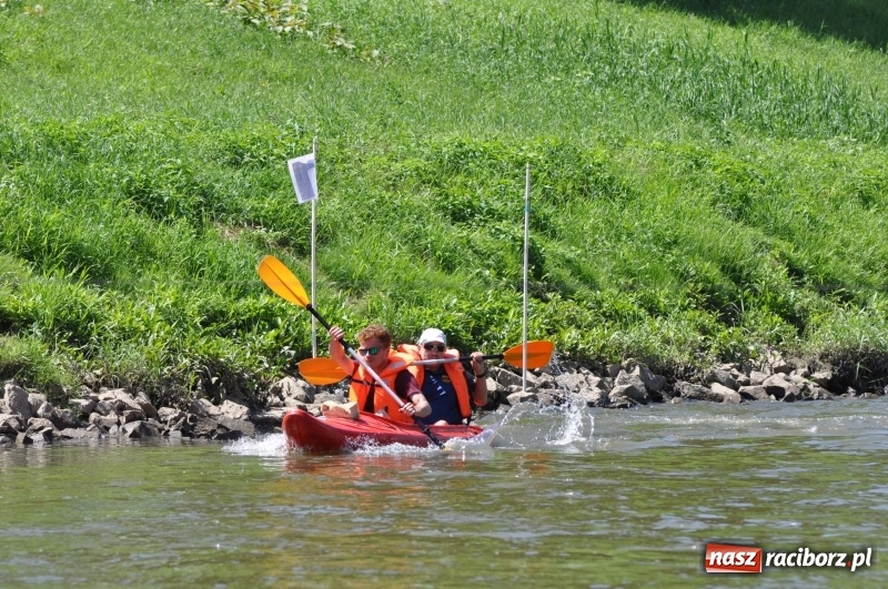 Zdjęcie w galerii na portalu naszraciborz.pl: Slalomem kajakarskim po Odrze w Raciborzu FOTO i WIDEO wiadomości z regionu