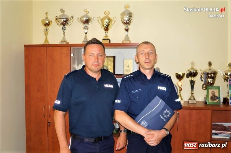 Zdjęcie w galerii na portalu naszraciborz.pl: Asp. sztab. Sebastian Staniek nowym kierownikiem Rewiru Dzielnicowych wiadomości z regionu