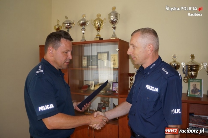 Zdjęcie w galerii na portalu naszraciborz.pl: Asp. sztab. Sebastian Staniek nowym kierownikiem Rewiru Dzielnicowych wiadomości z regionu
