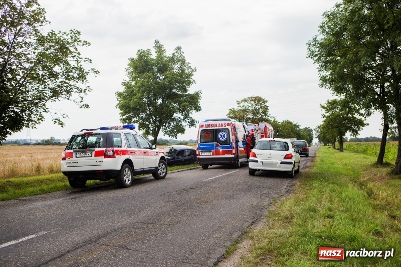 Zdjęcie w galerii na portalu naszraciborz.pl: Renault thalia uderzyło w drzewo na trasie do Zawady Książęcej wiadomości z regionu