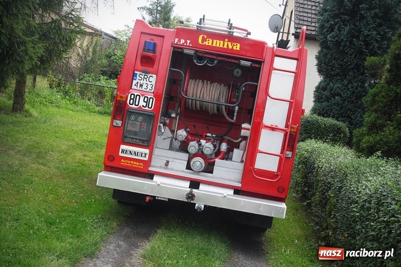 Zdjęcie w galerii na portalu naszraciborz.pl: W Rzuchowie odpadła ściana z budynku jednorodzinnego  wiadomości z regionu