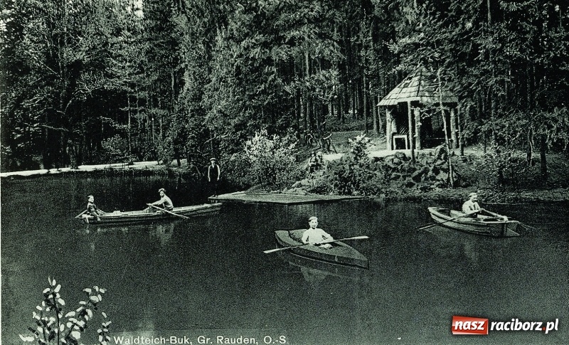 Zdjęcie w galerii na portalu naszraciborz.pl: Lata świetności uroczyska Buk w Rudach koło Raciborza na starej fotografii wiadomości z regionu