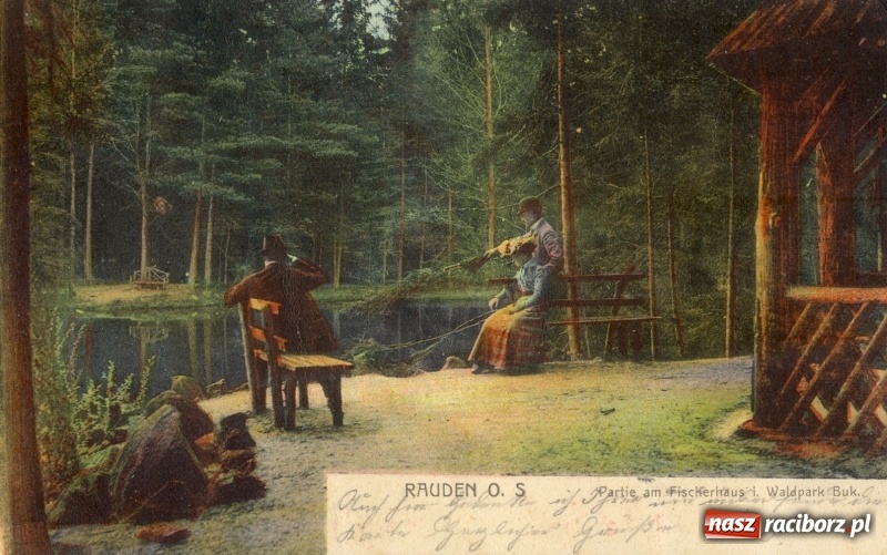 Zdjęcie w galerii na portalu naszraciborz.pl: Lata świetności uroczyska Buk w Rudach koło Raciborza na starej fotografii wiadomości z regionu