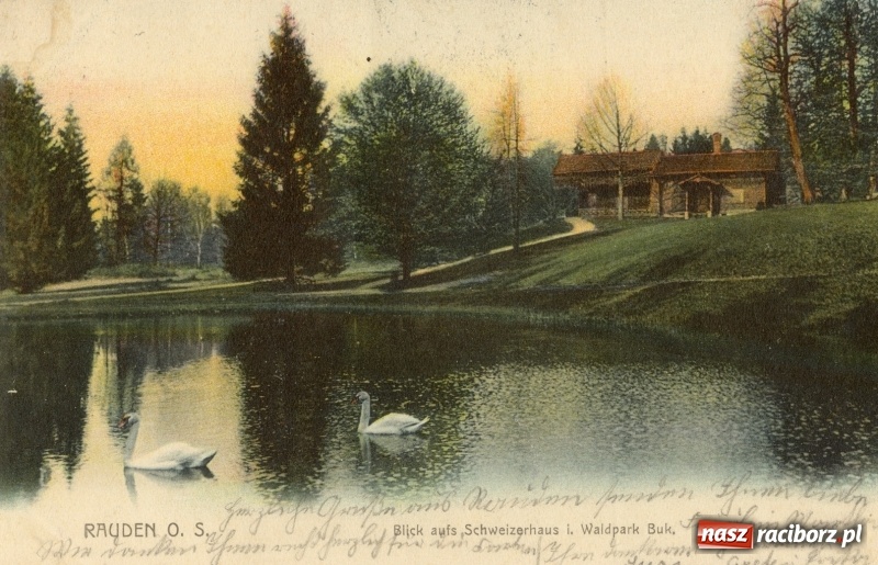 Zdjęcie w galerii na portalu naszraciborz.pl: Lata świetności uroczyska Buk w Rudach koło Raciborza na starej fotografii wiadomości z regionu