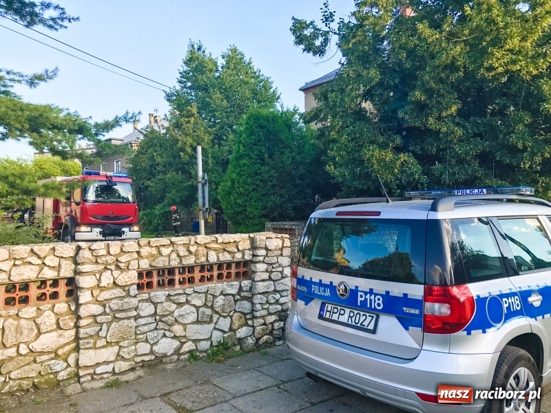 Zdjęcie w galerii na portalu naszraciborz.pl: Pożar na terenie parafii NSPJ w Raciborzu. Ogień zauważono w domu katechetycznym wiadomości z regionu