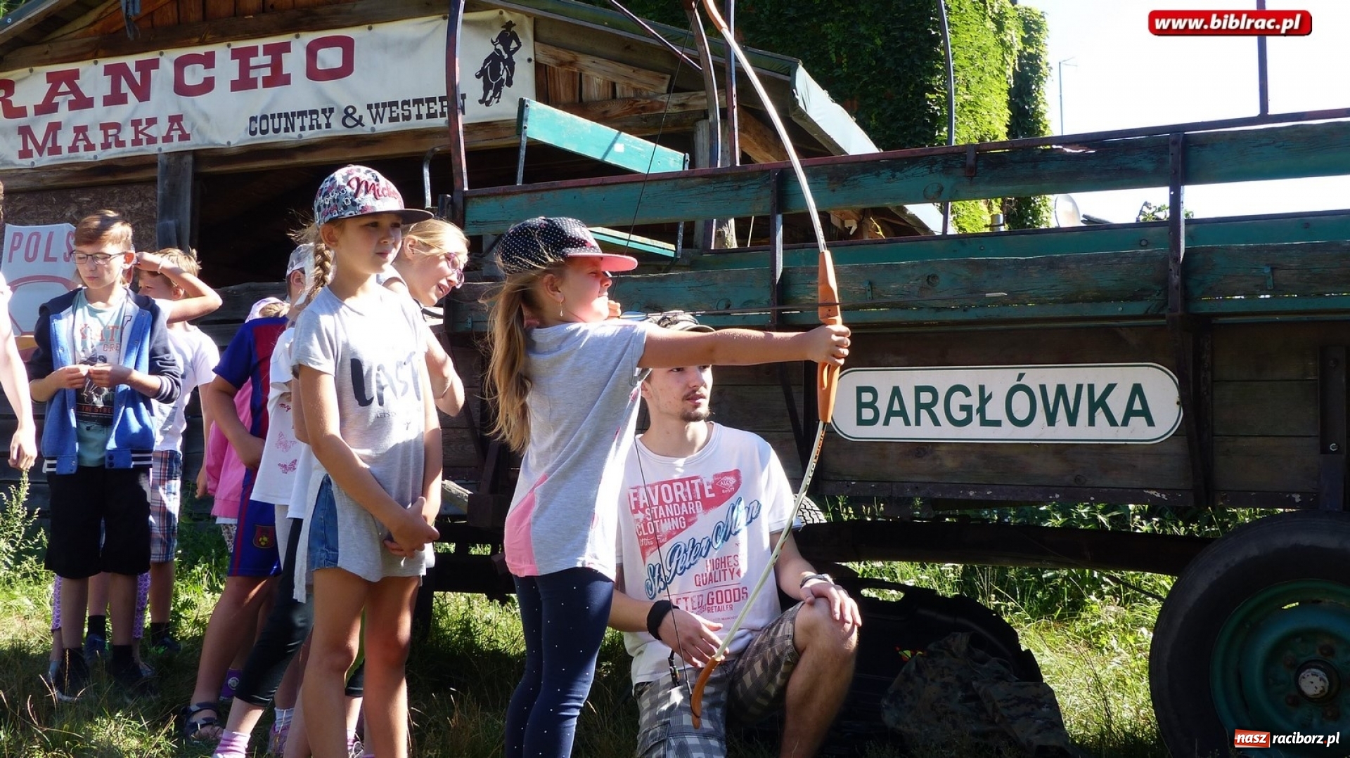 Zdjęcie w galerii na portalu naszraciborz.pl: Uczestnicy Lata z biblioteką na rancho w Bargłówce wiadomości z regionu