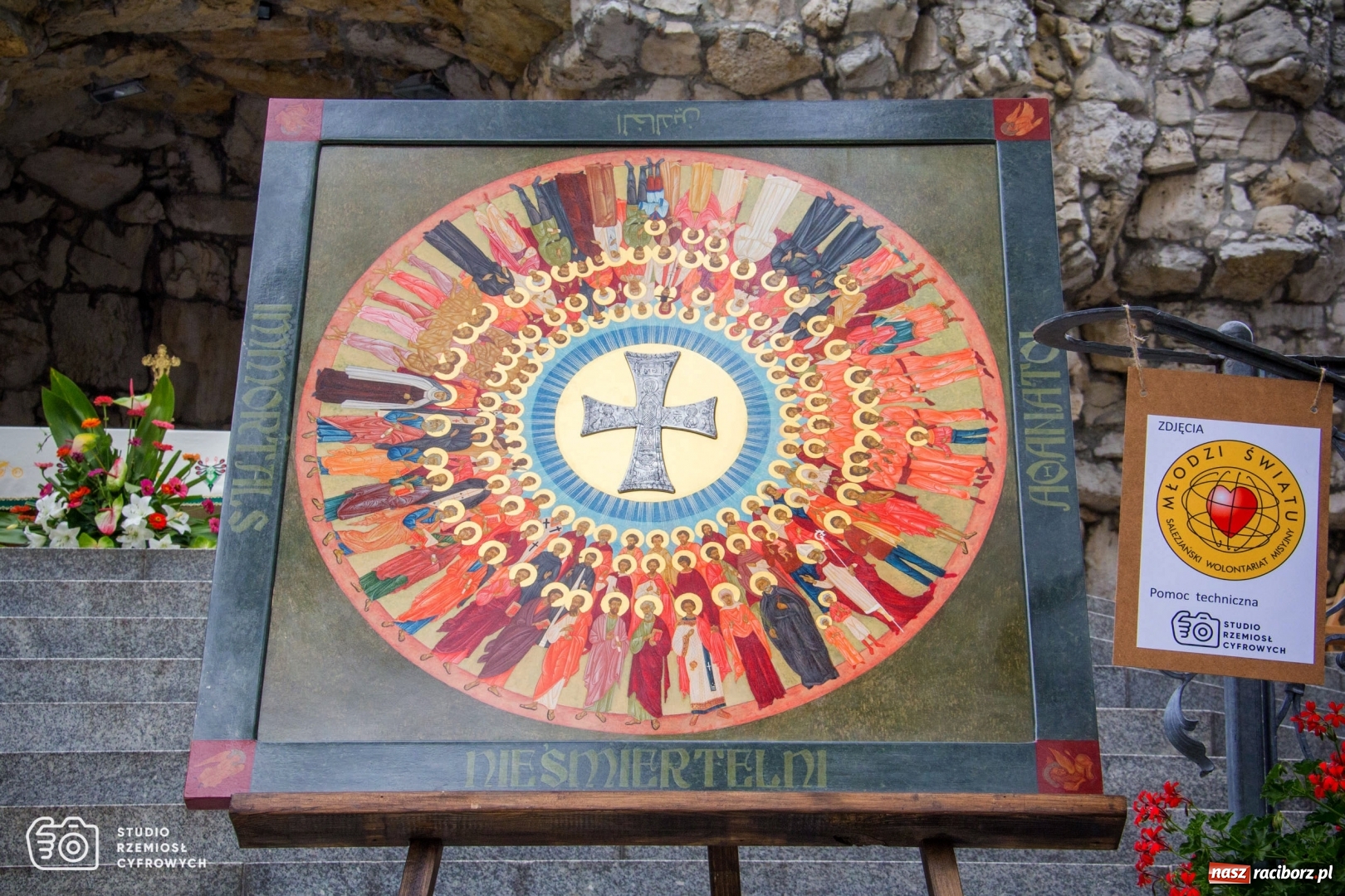 Zdjęcie w galerii na portalu naszraciborz.pl: Duża grupa raciborzan na pielgrzymce motocyklistów na Górę św. Anny wiadomości z regionu