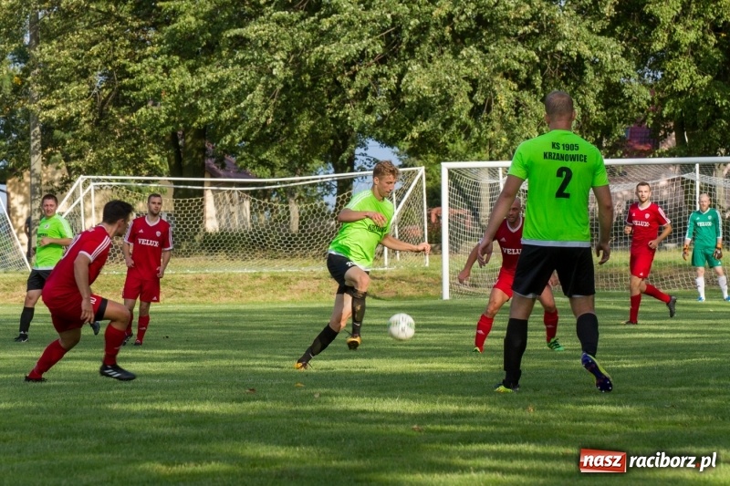 Zdjęcie w galerii na portalu naszraciborz.pl: Krzanowice musiały uznać wyższość gości z Rogowa  wiadomości z regionu