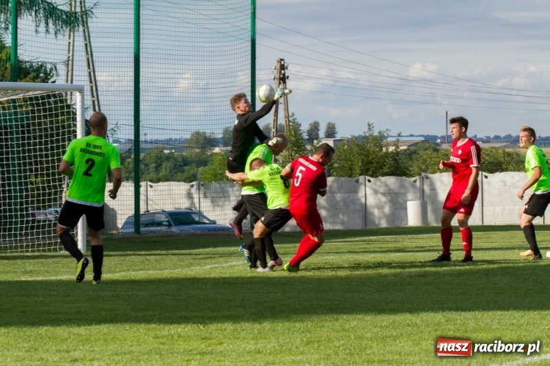 Zdjęcie w galerii na portalu naszraciborz.pl: Krzanowice musiały uznać wyższość gości z Rogowa  wiadomości z regionu
