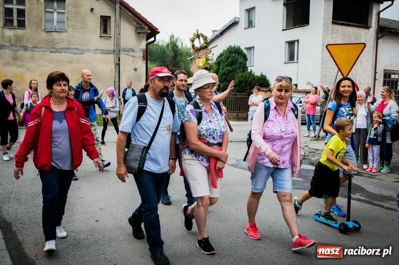Zdjęcie w galerii na portalu naszraciborz.pl: Z Maryją idą głosić miłosierdzie. Pielgrzymi z powiatu raciborskiego w drodze na Jasną Górę  wiadomości z regionu