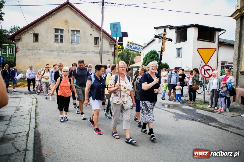 Zdjęcie w galerii na portalu naszraciborz.pl: Z Maryją idą głosić miłosierdzie. Pielgrzymi z powiatu raciborskiego w drodze na Jasną Górę  wiadomości z regionu