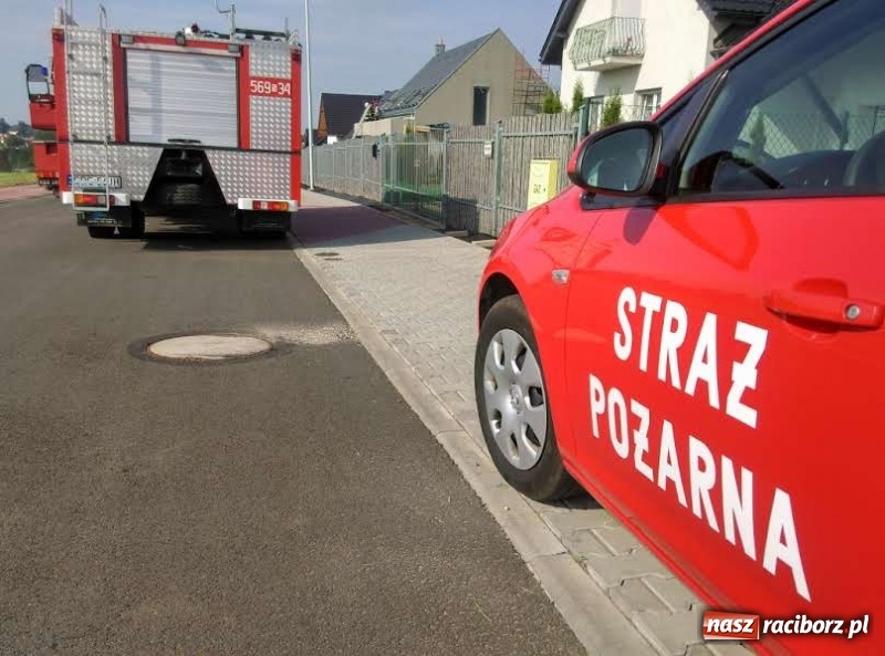 Zdjęcie w galerii na portalu naszraciborz.pl: Pożar na terenie budowy na Ocicach  wiadomości z regionu