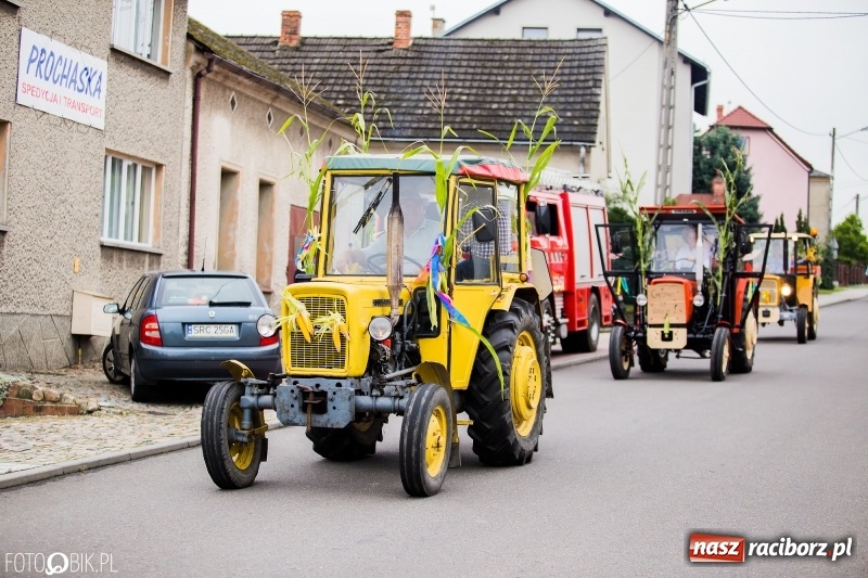 Zdjęcie w galerii na portalu naszraciborz.pl: Barwny korowód dożynkowy przeszedł ulicami Bolesławia wiadomości z regionu