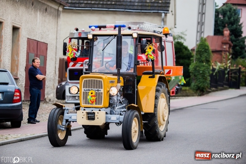 Zdjęcie w galerii na portalu naszraciborz.pl: Barwny korowód dożynkowy przeszedł ulicami Bolesławia wiadomości z regionu