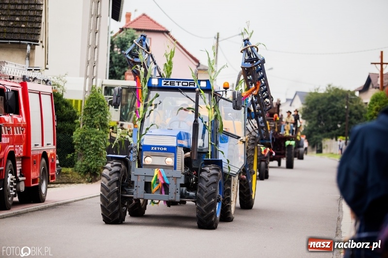 Zdjęcie w galerii na portalu naszraciborz.pl: Barwny korowód dożynkowy przeszedł ulicami Bolesławia wiadomości z regionu