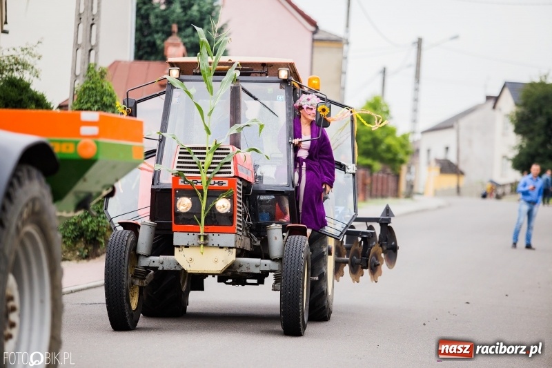 Zdjęcie w galerii na portalu naszraciborz.pl: Barwny korowód dożynkowy przeszedł ulicami Bolesławia wiadomości z regionu