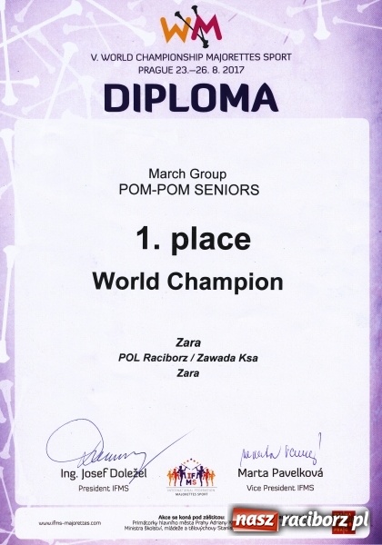 Zdjęcie w galerii na portalu naszraciborz.pl: Mistrzynie świata z wizytą u prezydenta  wiadomości z regionu