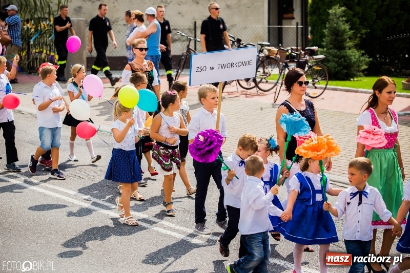 Zdjęcie w galerii na portalu naszraciborz.pl: Dwie orkiestry, kajakarze i drwale, a do tego szarpidruty - kolorowe i radosne dożynki wojewódzkie w Tworkowie  wiadomości z regionu