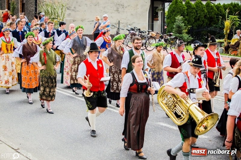 Zdjęcie w galerii na portalu naszraciborz.pl: Dwie orkiestry, kajakarze i drwale, a do tego szarpidruty - kolorowe i radosne dożynki wojewódzkie w Tworkowie  wiadomości z regionu