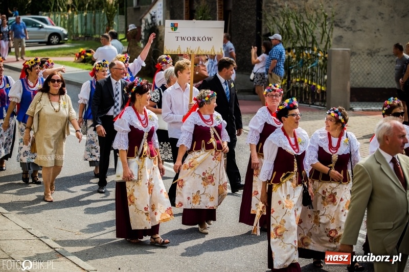 Zdjęcie w galerii na portalu naszraciborz.pl: Dwie orkiestry, kajakarze i drwale, a do tego szarpidruty - kolorowe i radosne dożynki wojewódzkie w Tworkowie  wiadomości z regionu