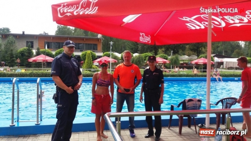 Zdjęcie w galerii na portalu naszraciborz.pl: Raciborscy dzielnicowi i ratownicy WOPR kontrolowali zbiorniki wodne wiadomości z regionu