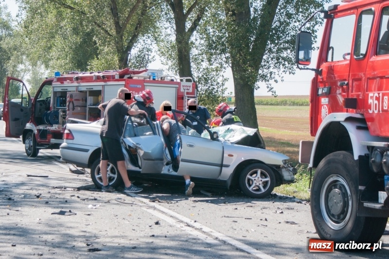 Zdjęcie w galerii na portalu naszraciborz.pl: Tragiczny wypadek na trasie Racibórz - Pietrowice Wielkie na wysokości Żerdzin wiadomości z regionu