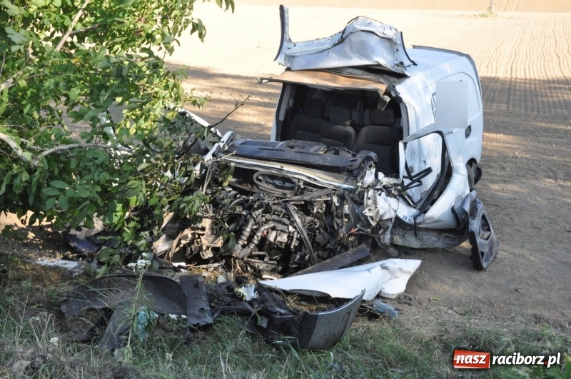 Zdjęcie w galerii na portalu naszraciborz.pl: Tragiczny wypadek na DW 416 Racibórz - Pietrowice Wielkie. Te zdjęcia to OSTRZEŻENIE  wiadomości z regionu