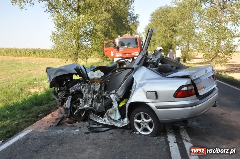 Zdjęcie w galerii na portalu naszraciborz.pl: Tragiczny wypadek na DW 416 Racibórz - Pietrowice Wielkie. Te zdjęcia to OSTRZEŻENIE  wiadomości z regionu