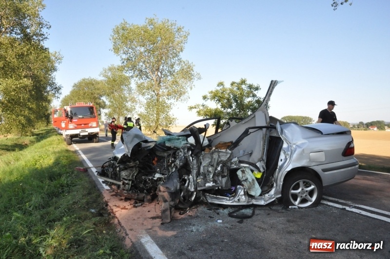 Zdjęcie w galerii na portalu naszraciborz.pl: Tragiczny wypadek na DW 416 Racibórz - Pietrowice Wielkie. Te zdjęcia to OSTRZEŻENIE  wiadomości z regionu